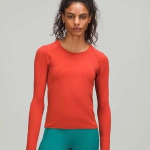 Lululemon Swiftly Tech Long Sleeve Red Rock 4